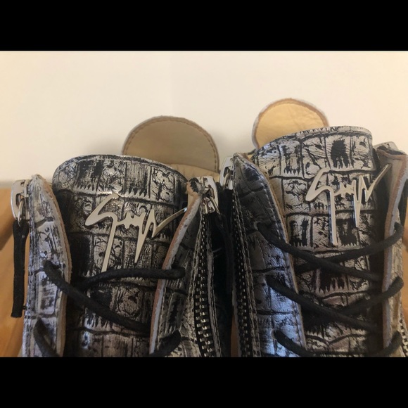 Giuseppe Zanotti Double Zip Mid Sneakers (No Box) - Picture 1 of 5
